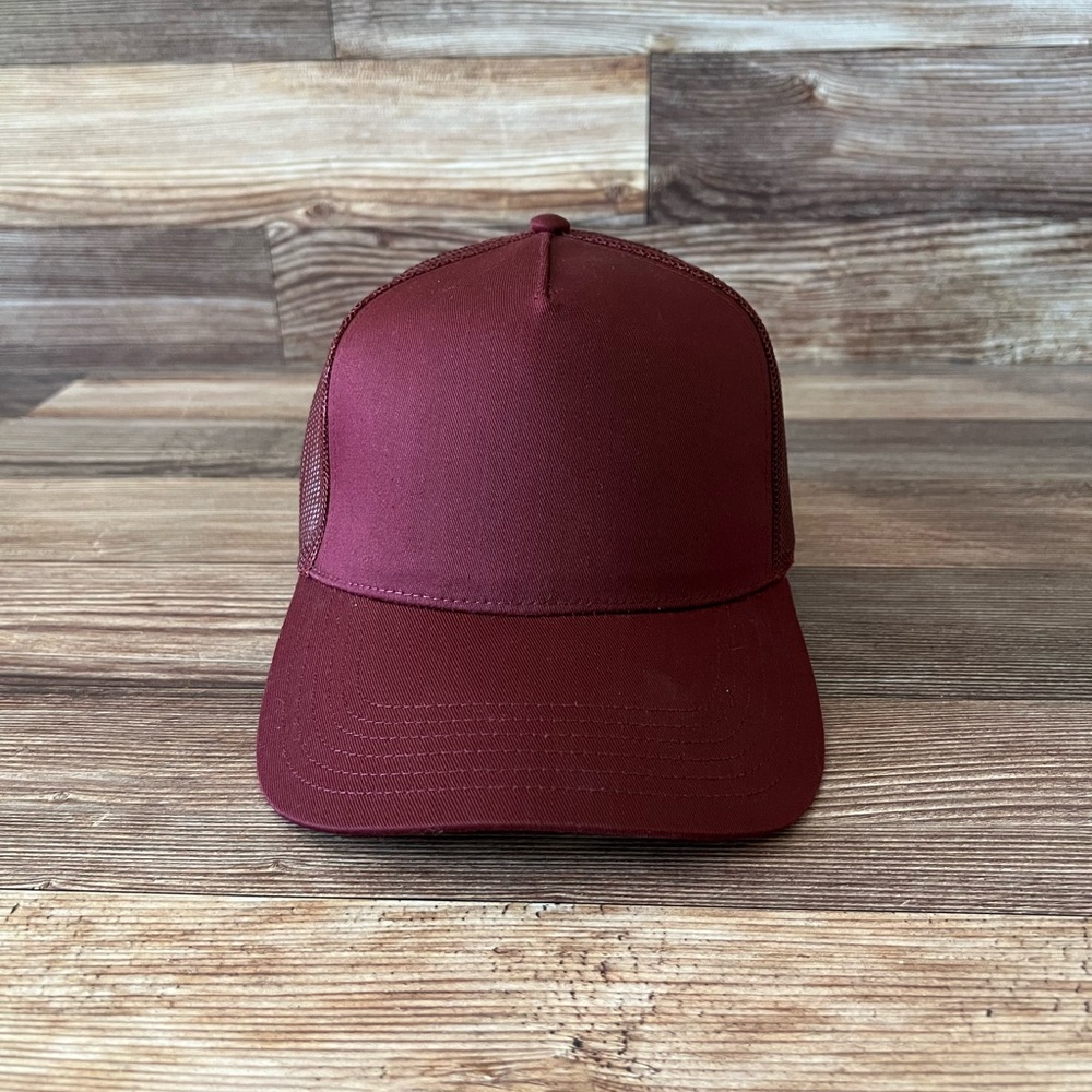 Burgundy Trucker Hat
